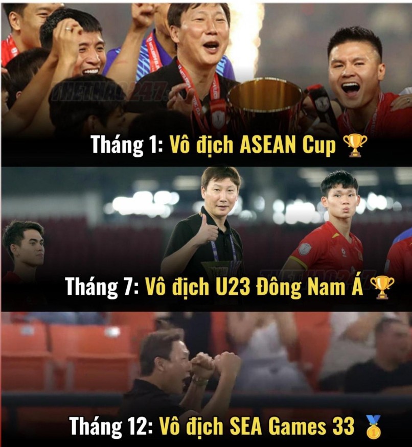 Chiếc áo màu đen gắn liền với những khoảnh khắc rực rỡ của HLV Kim Sang Sik cùng bóng đá Việt Nam